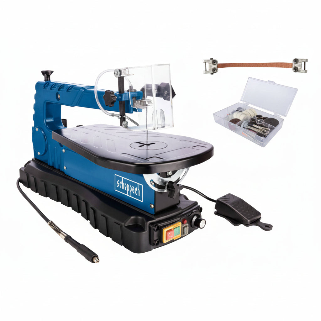 Scheppach DECO MAX Variable Speed Scroll Saw for Precision Crafting